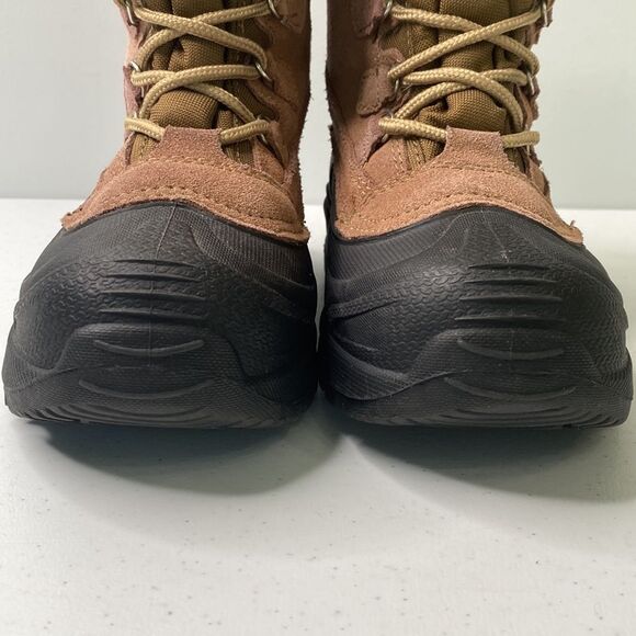 Grizzly Aspen Thinsulate Suede Lace-Up Winter Snow Boot Faux Fur Stock #657080 - Picture 6 of 16